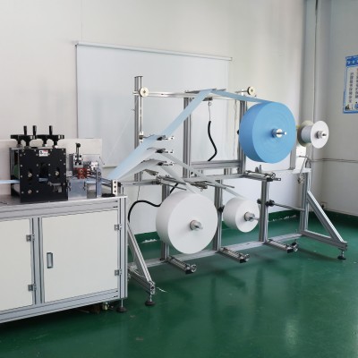 fully automatic 3 ply non woven earloop disposable dental face mask making machine