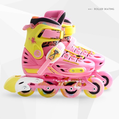 manufacture cheap 4 wheels kids custom inline speed shoes roller skate