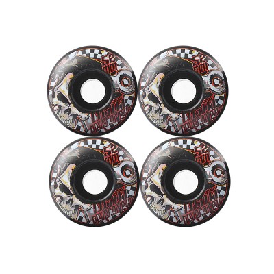 Wholesale custom logo speed skate frees pu casting 100A skateboard wheels