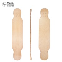 wholesale dancing custom cheap maple blank longboard decks