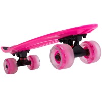 Wholesale wood maple custom Skateboard with LED Flash Wheels