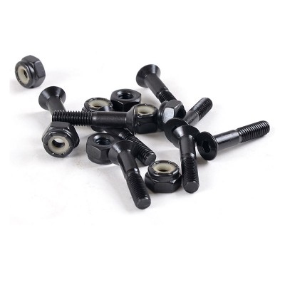 27mm black long 8 screws bolts skateboard parts accessories components